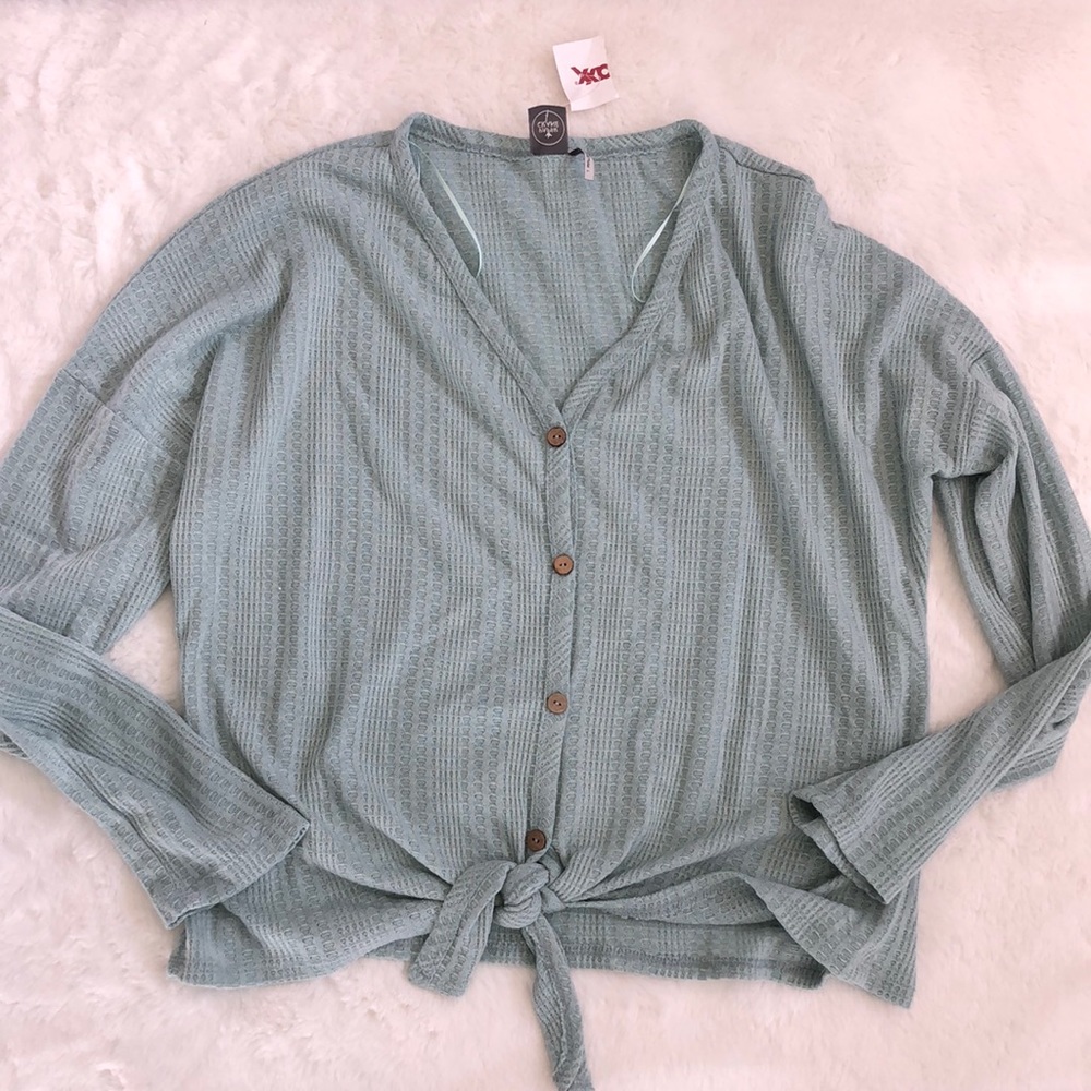 Paper crane long sleeve top